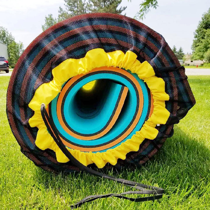 Aqua Lily Pad 20 Ft Maui Water Playground Floating Foam Island Mat & Storage Bag - VMInnovations