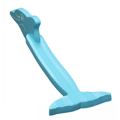 Aqua Lily Pad 16' Floating Foam Island with Dolphin Swimming Pool Noodle, Aqua