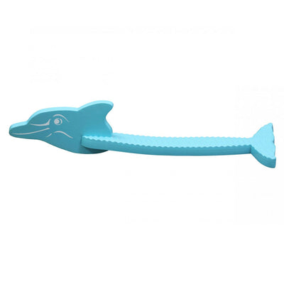 Aqua Lily Pad 16' Floating Foam Island with Dolphin Swimming Pool Noodle, Aqua