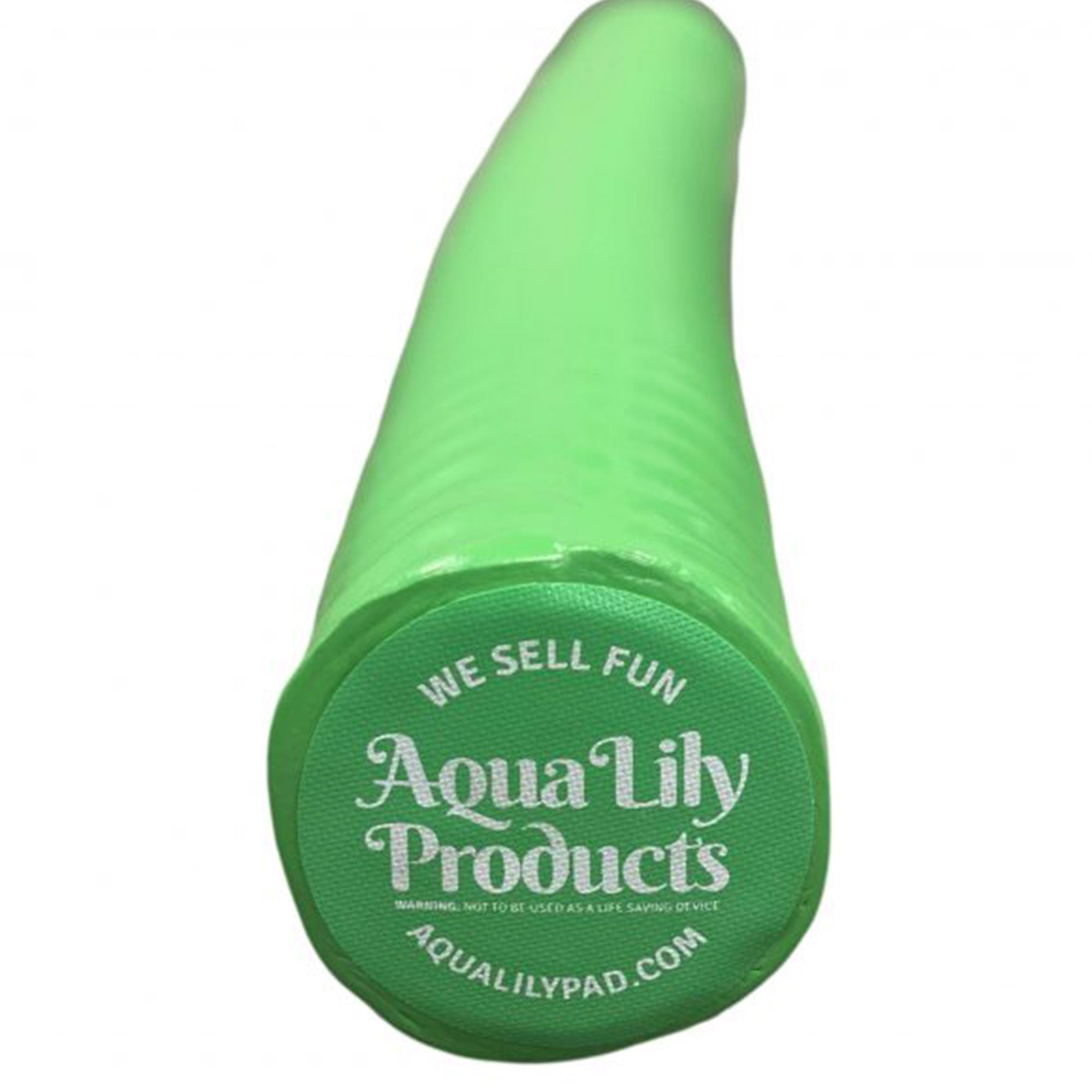 Aqua Lily Pad 16' Floating Foam Island with Foam Pool Noodle Float, Lime Green