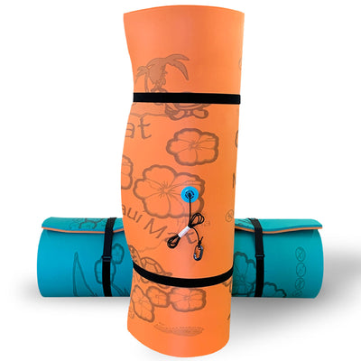 Aqua Lily Pad 20' Maui Floating Island w/ Dolphin Noodle and Pool Noodle, Green