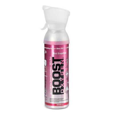 Boost Oxygen Natural Portable 5 Liter Pure Oxygen Variety Canister (4 Pack) - VMInnovations