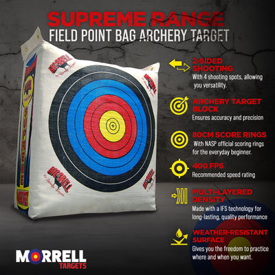 Morrell Weatherproof Supreme Range NASP Adult Field Point Archery Bag Target