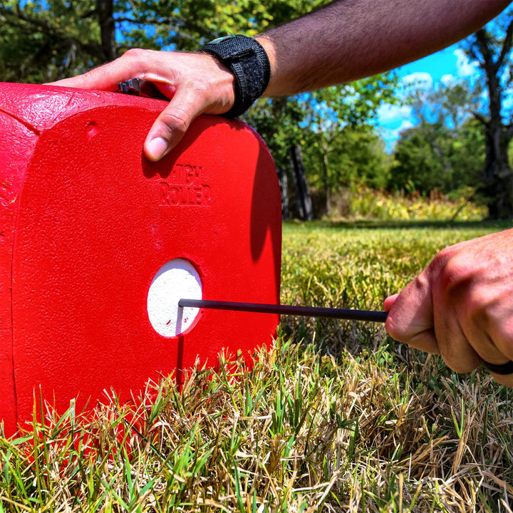 Morrell Targets High Roller Foam 6 Sided 21 Combo Archery Target, 13x13x13", Red