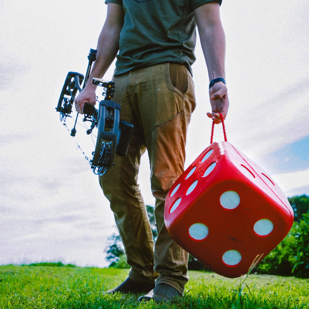 Morrell Targets High Roller 6 Sided 21 Combo Archery Target, 13x13x13", (Used)