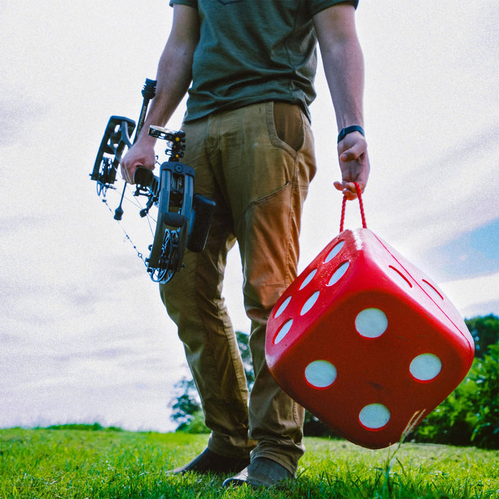 Morrell Targets High Roller 6 Sided 21 Combo Archery Target, 13x13x13", (Used)