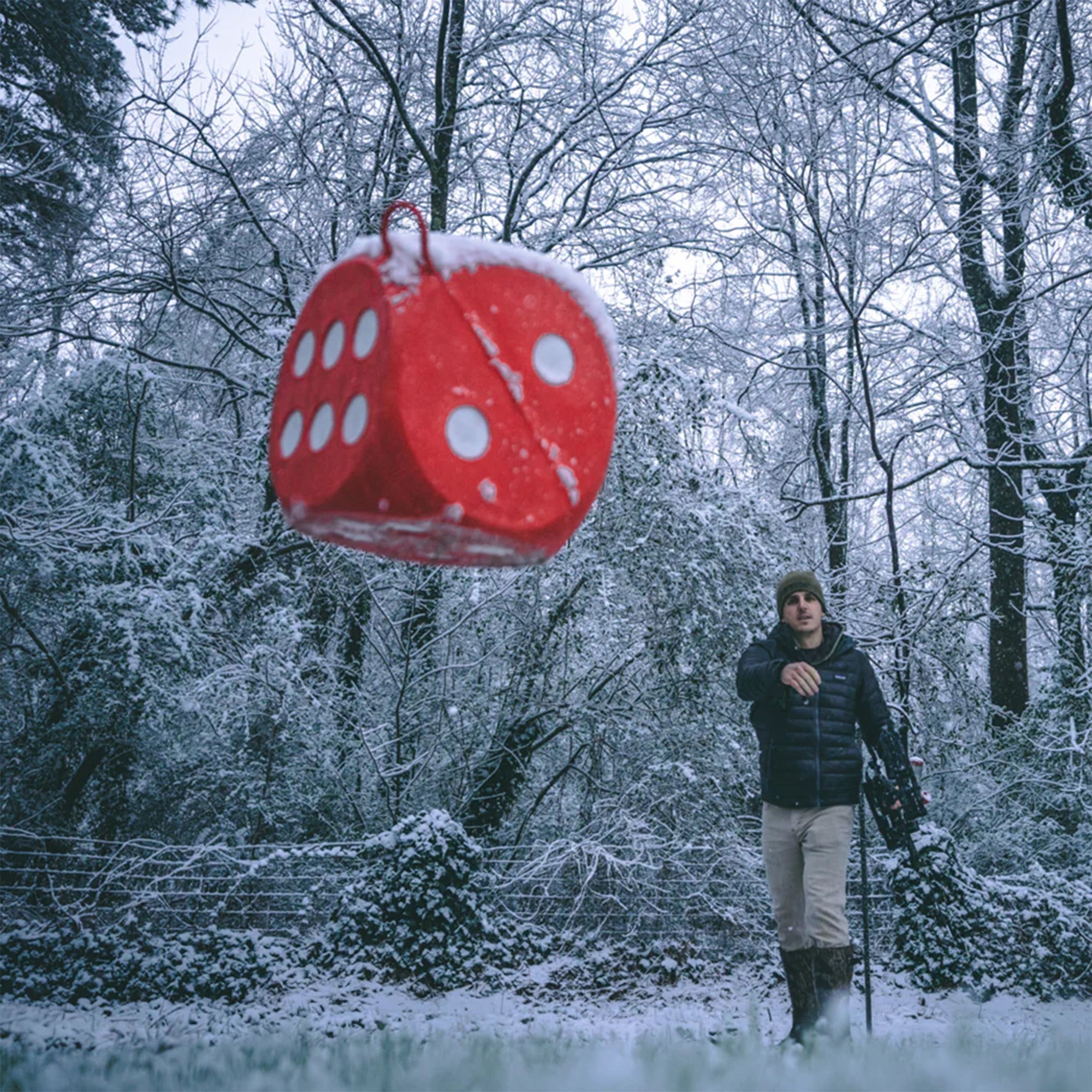 Morrell Targets High Roller 6 Sided 21 Combo Archery Target, 13x13x13", (Used)