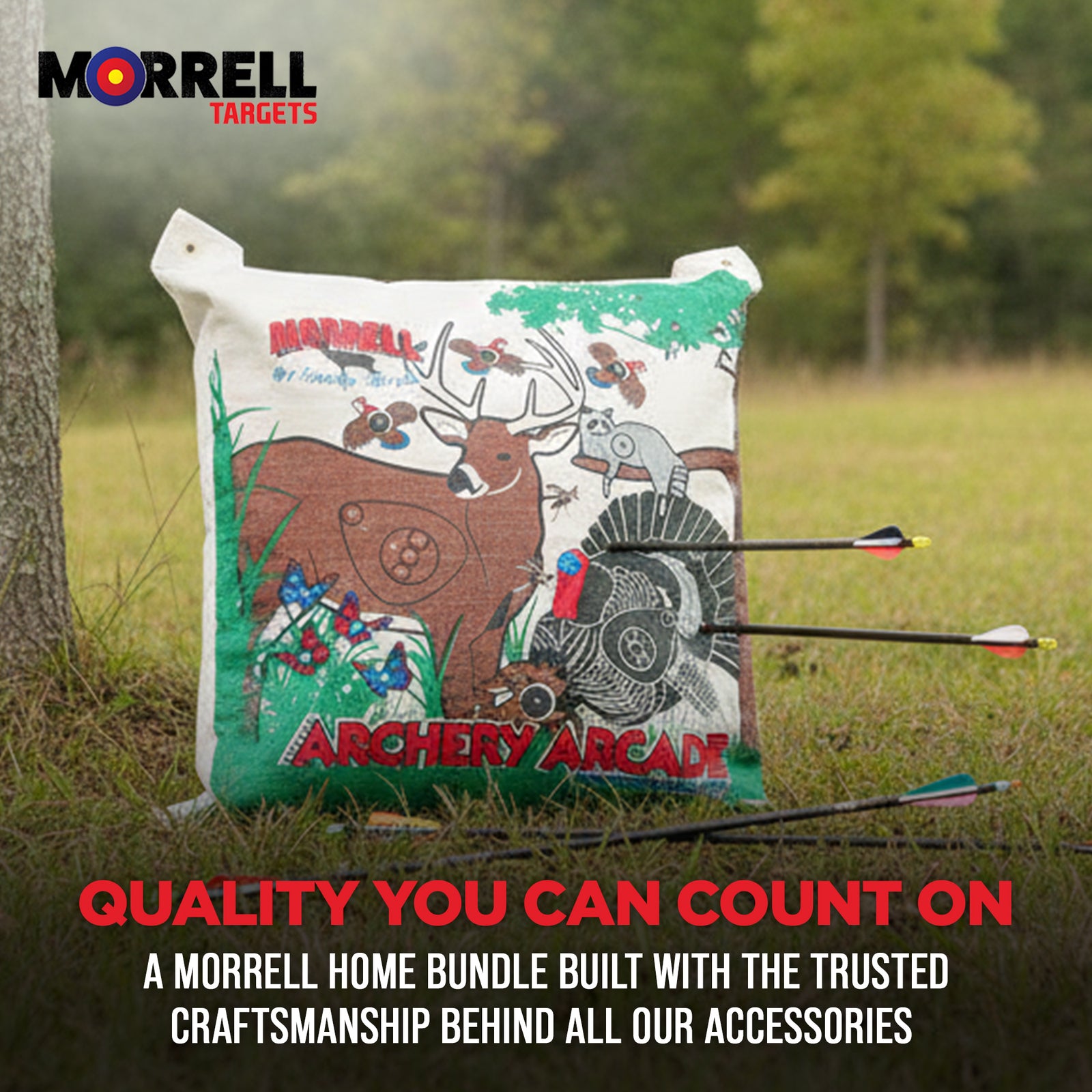 Morrell Youth 18 Pound Arcade Field Point Archery Bag Target for 30 Pound Bows - VMInnovations