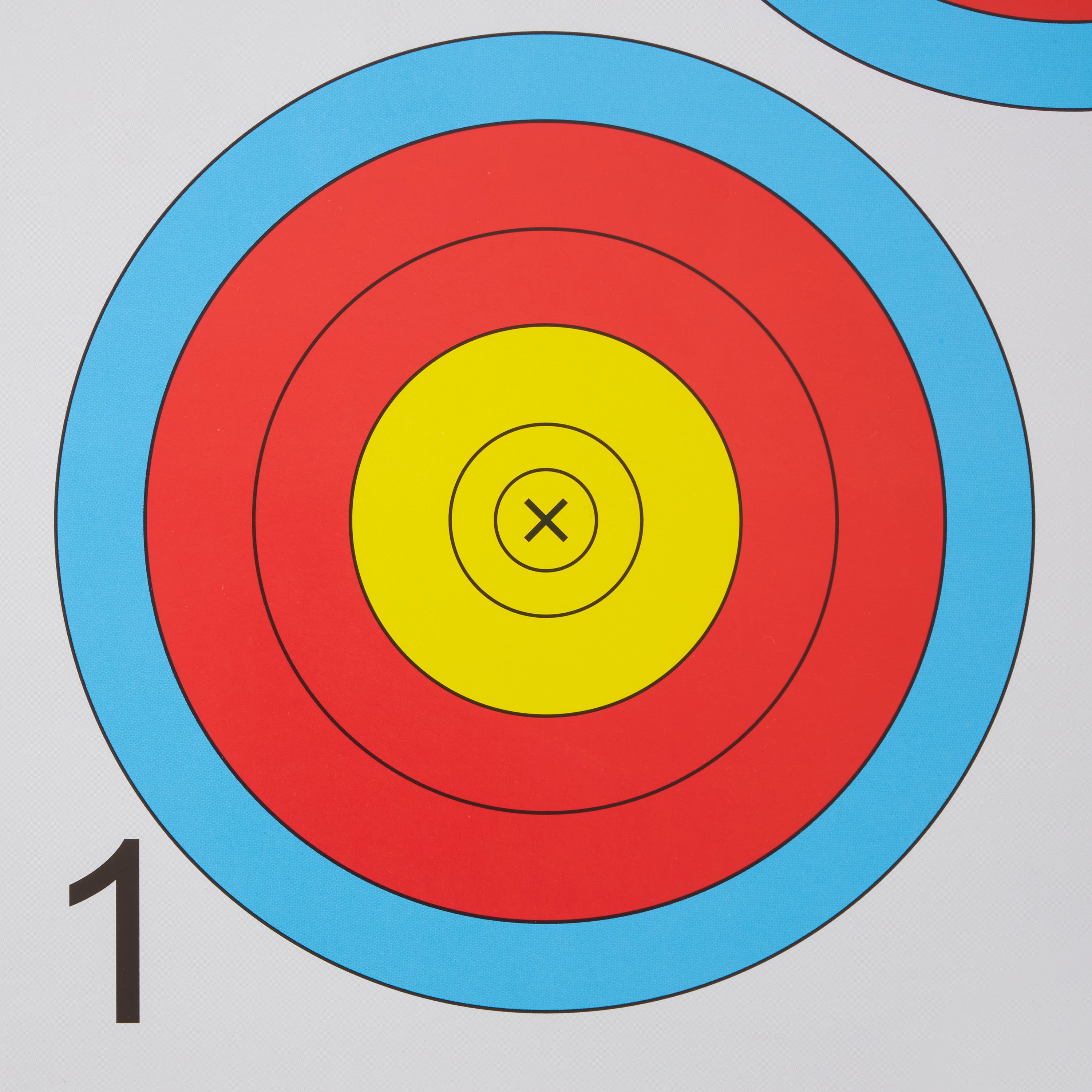Morrell Targets Archery NFAA Official 3 Spot Paper Target Face, 100 Ct(Open Box)