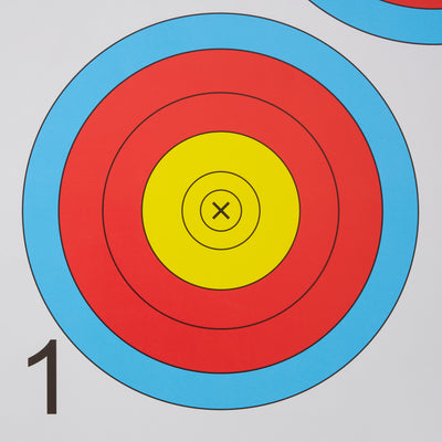 Morrell Targets Archery NFAA Official 3 Spot Paper Target Face, 100 Ct(Open Box)
