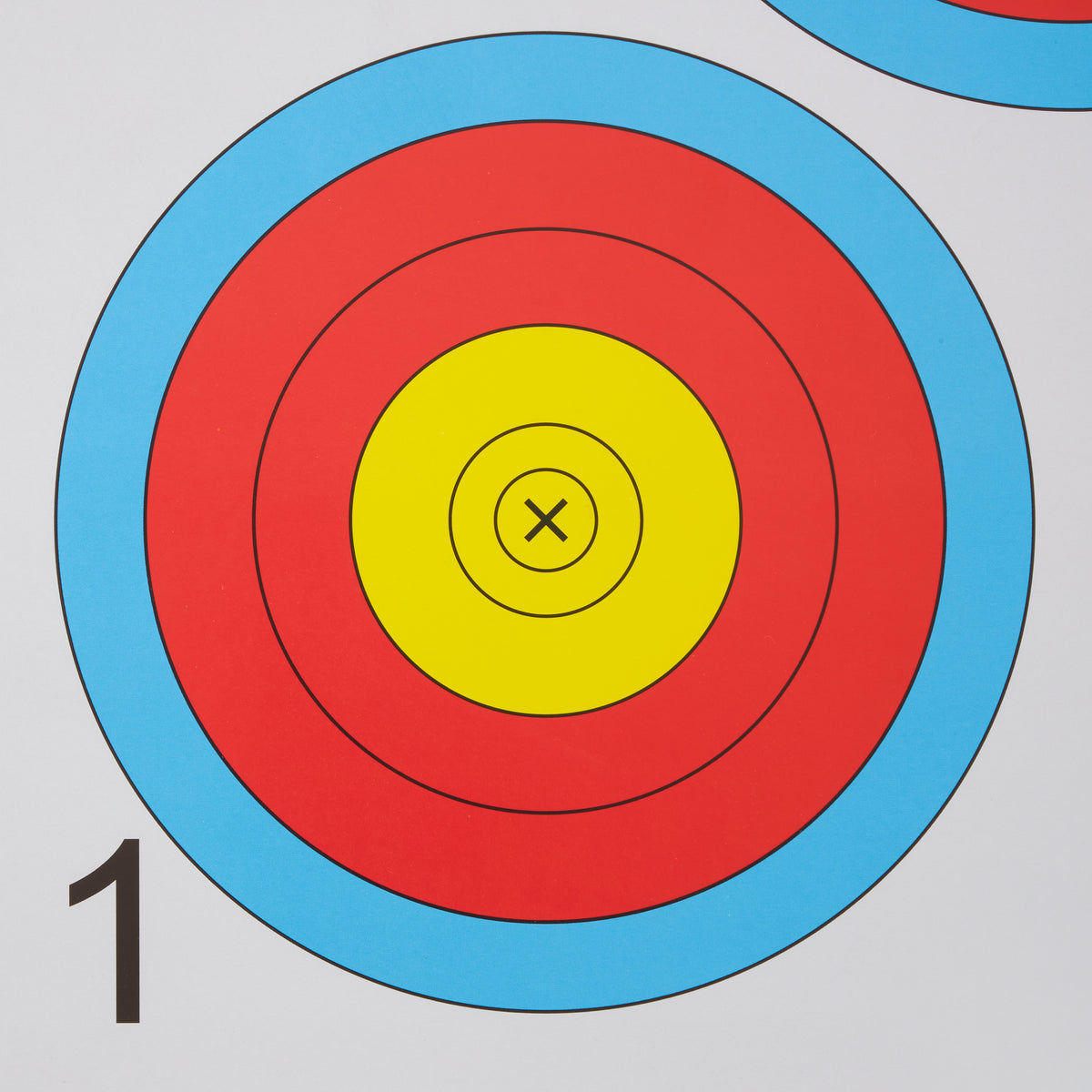 Morrell Targets Archery NFAA Official 3 Spot Paper Target Face, 100 Ct(Open Box)