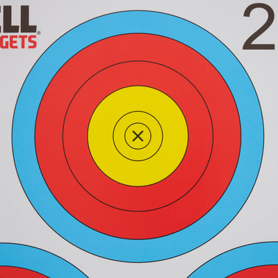 Morrell Targets Archery NFAA Official 3 Spot Paper Target Face, 100 Ct(Open Box)