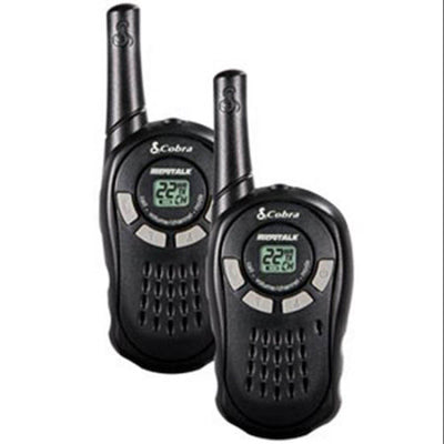 NEW! PAIR COBRA CXT125 MicroTalk 16 Mile 22 Channel Walkie Talkie 2-Way Radios
