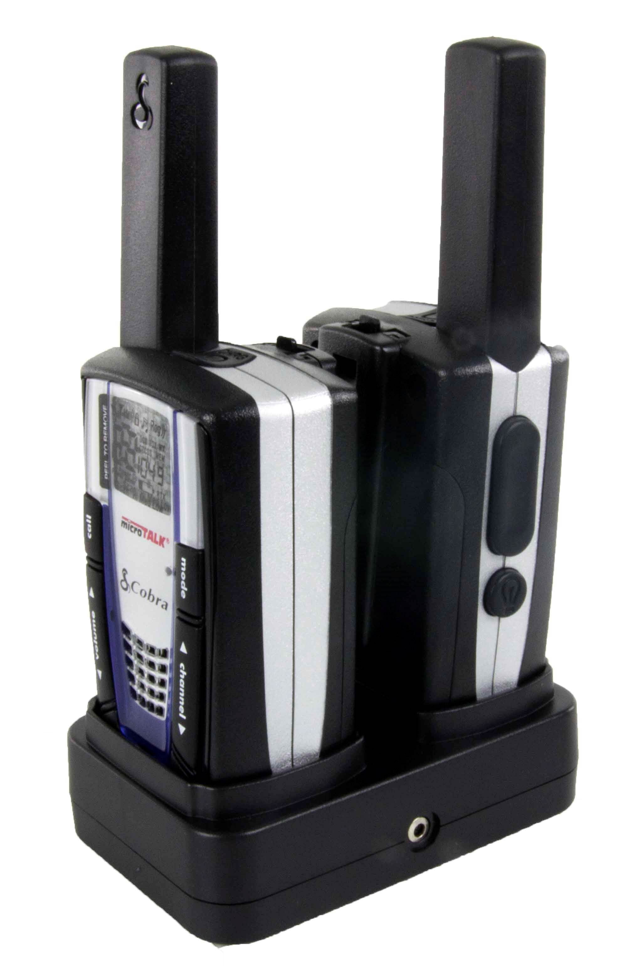 NEW! PAIR COBRA CXR825 30 Mile 22 Channel FRS/GMRS Walkie Talkie 2-Way Radio