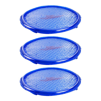 Solar Sun Rings UV Resistant Pool Spa Heater Circular Solar Cover, Blue (3 Pack) - VMInnovations
