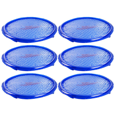 Solar Sun Rings UV Resistant Pool Spa Heater Circular Solar Cover, Blue (6 Pack) - VMInnovations