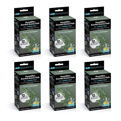 Air Innovations 72 Pack Essential Oil Humidifier Aromatherapy Refill, Eucalyptus - VMInnovations