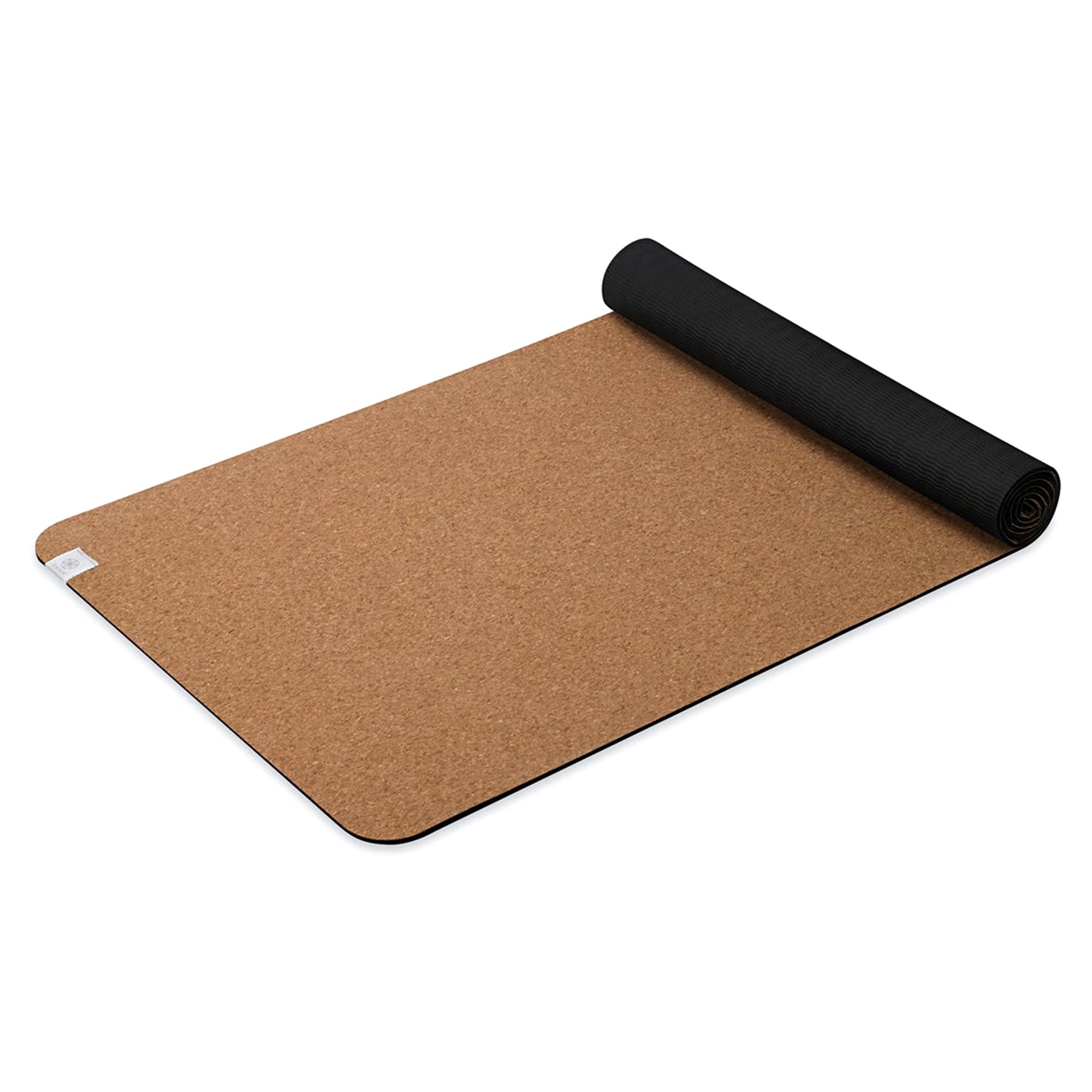 Gaiam 68 Inch Performance Supportive Cork Yoga Floor Mat w/ Superior Cushioning