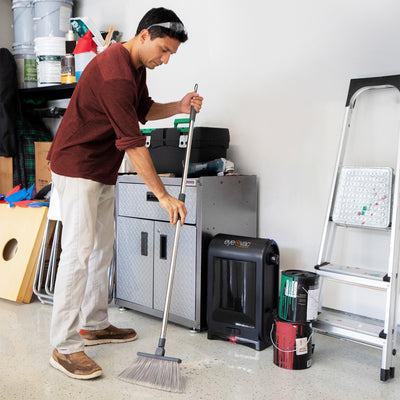 EyeVac Pro Touchless Stationary Vacuum Hard Floor Debris Cleaner, Black (Used)