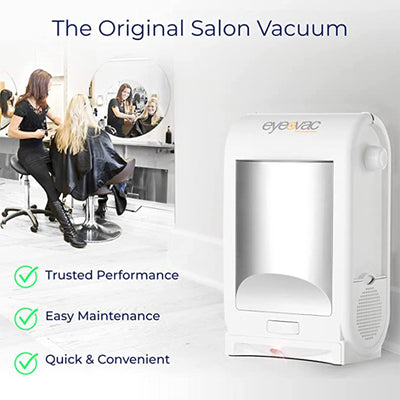 EyeVac Touchless Electric Vacuum Hard Floor Cleaner Machine, White (Open Box)