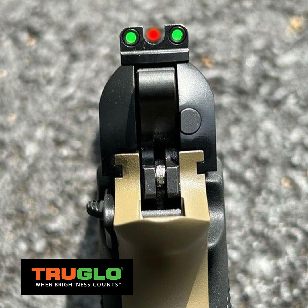 TruGlo Fiber Optic Handgun Pistol Sight Accessories, Fits S&W M&P, SD9, SD40