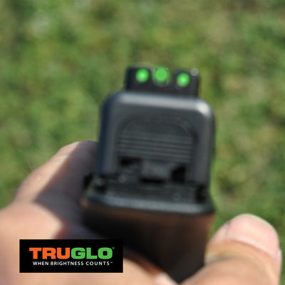 TruGlo TFO Handgun Pistol Sight, Fits S&W M&P, SD9, and SD40, Green (Open Box)