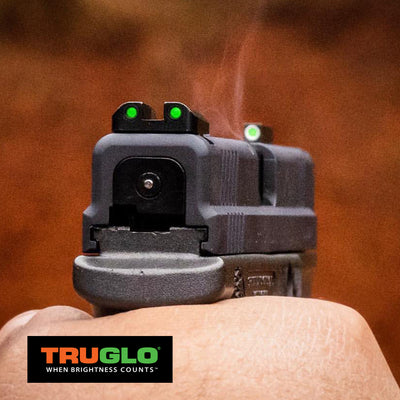 TruGlo TFK Fiber Optic Tritium Handgun Glock Pistol Sight Accessories, 42/43