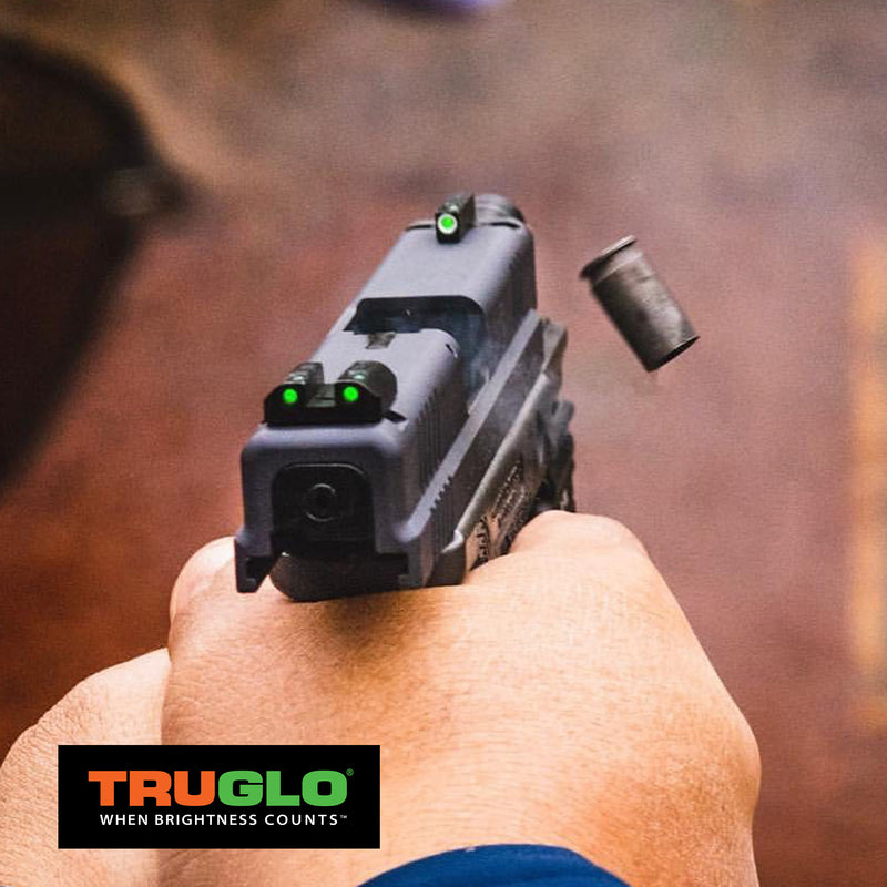 TruGlo TFK Fiber Optic Tritium Handgun Glock Pistol Sight Accessories, 42/43