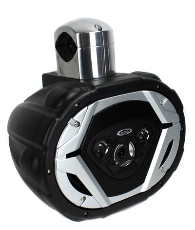 BOSS MRWT69 6x9" 1100W 4-Way Waketower Waterproof Boat Marine Speaker Set, Black