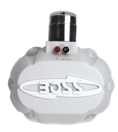 New Boss MRWT69W 6x9" 550W 4-Way Marine Wake Tower Boat Waterproof Speaker White