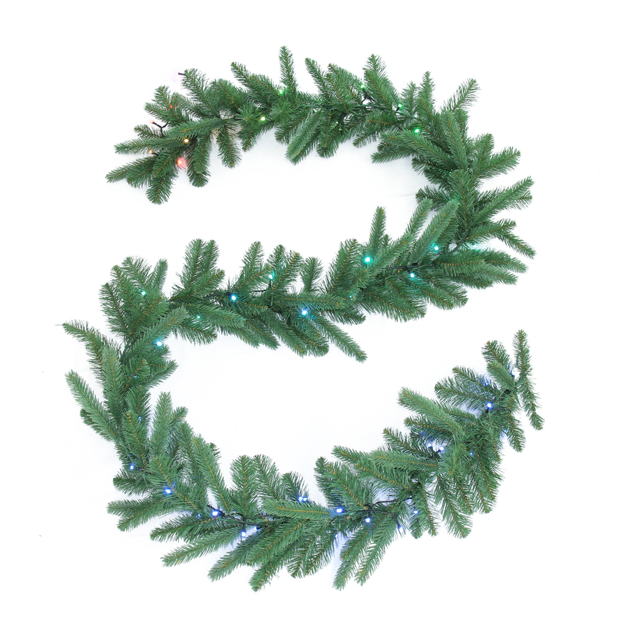 Twinkly Pre-Lit Garland App-control 9-Ft LED Christmas Garland 50 RGB+W (4 Pack)
