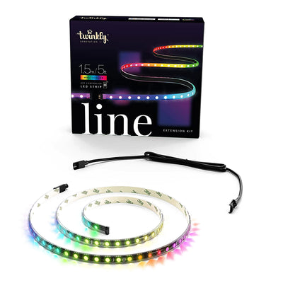 Twinkly 5 Ft Adhesive Magnetic Multi LED Light Strip Extension Kit (For Parts)