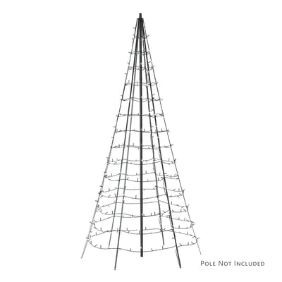 Twinkly Light Tree App-control Christmas Tree 1000 RGB+W 19.7' Pole Not Included