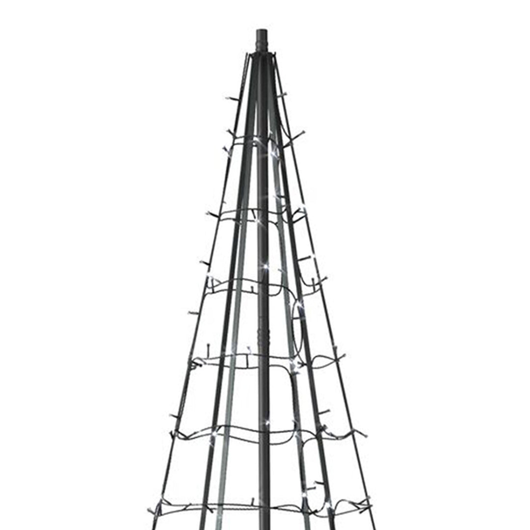 Light Tree App-control Flag-pole Christmas Tree 9.8-Ft w/Pole (Open Box)