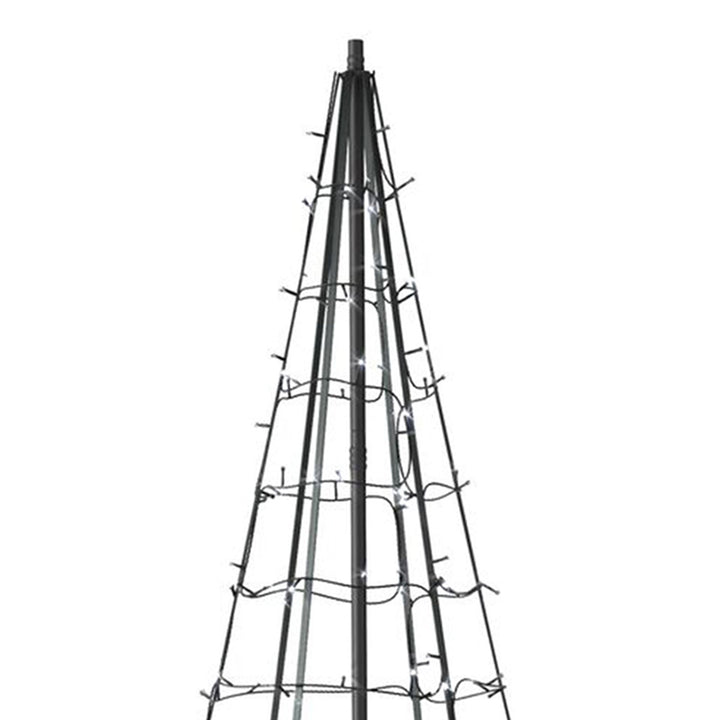 Light Tree App-control Flag-pole Christmas Tree 9.8-Ft w/Pole (Open Box)