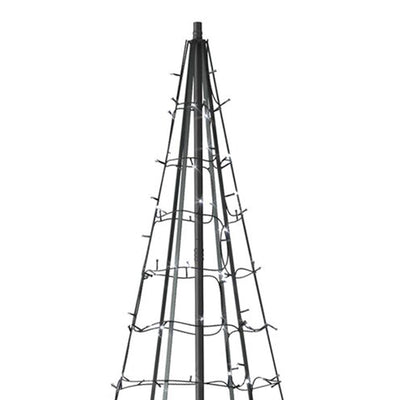 Light Tree App-control Flag-pole Christmas Tree 450 RGB+W 9.8-Ft w/Pole (Used) - VMInnovations