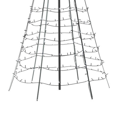 Light Tree App-control Flag-pole Christmas Tree 450 RGB+W 9.8-Ft w/Pole (Used) - VMInnovations