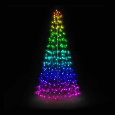 Twinkly Light App-control Tree 1000 RGB+W 19.7' Pole Not Included(For Parts)