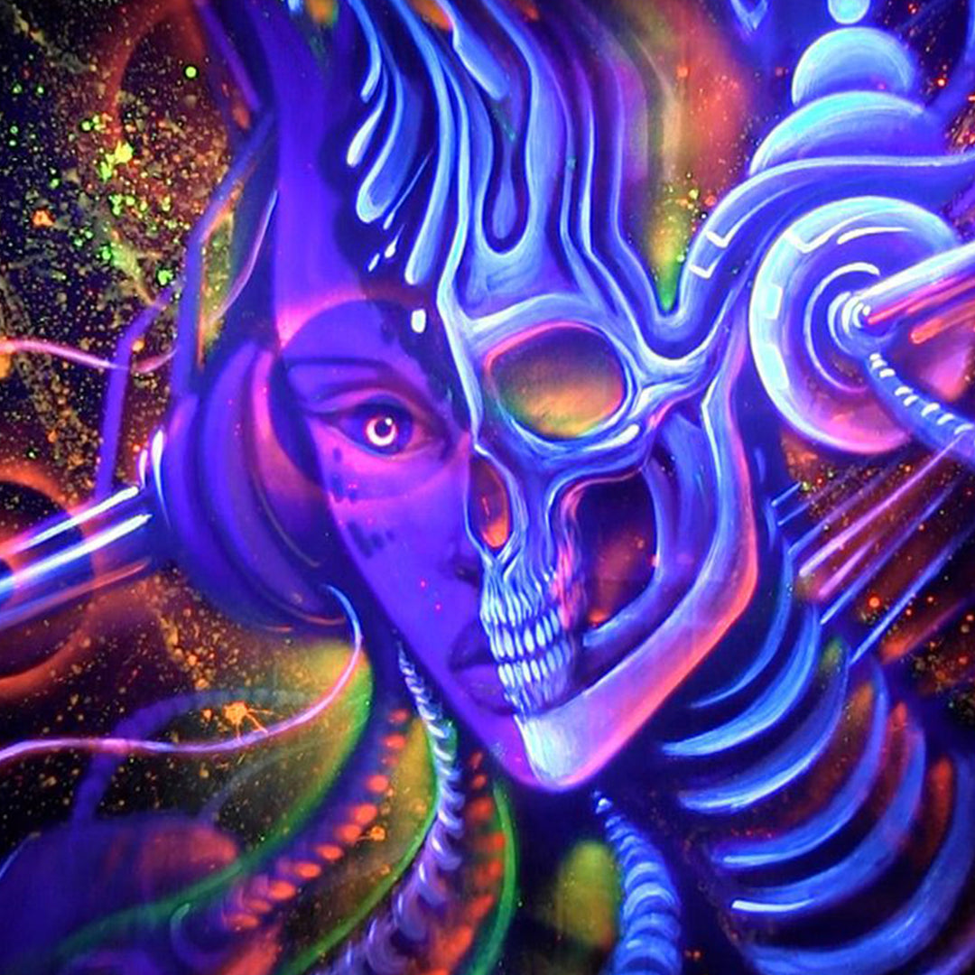 ADJ 24" 20W Black Light Tube and Fixture For DJ Set/Party, BLACK-24BLB(Open Box)