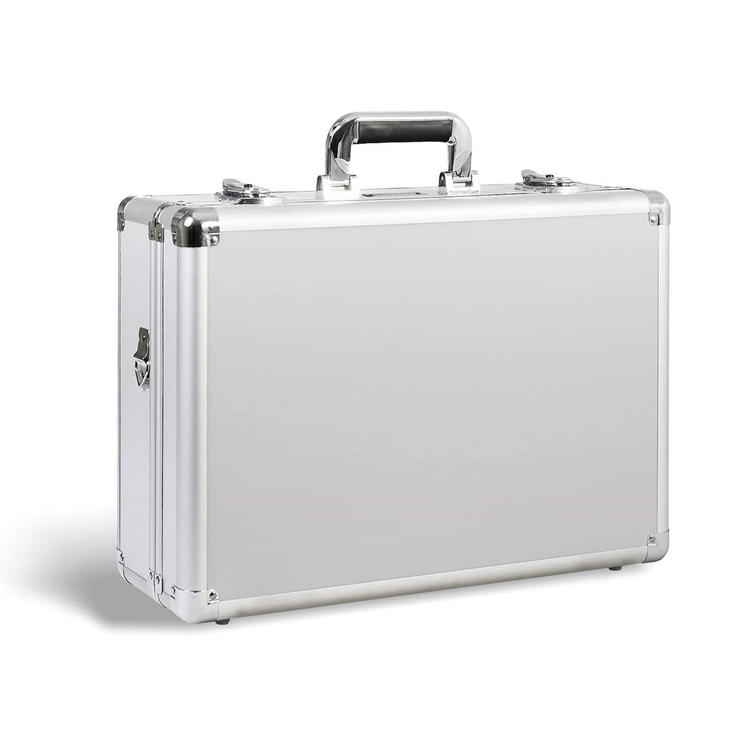Zeikos Deluxe Medium Hard Shell Protective Storage Case w/ Shoulder Strap, White