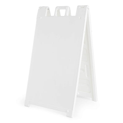 Plasticade Signicade Portable Folding Sidewalk Double Sided Sign Stand, (4 Pack)