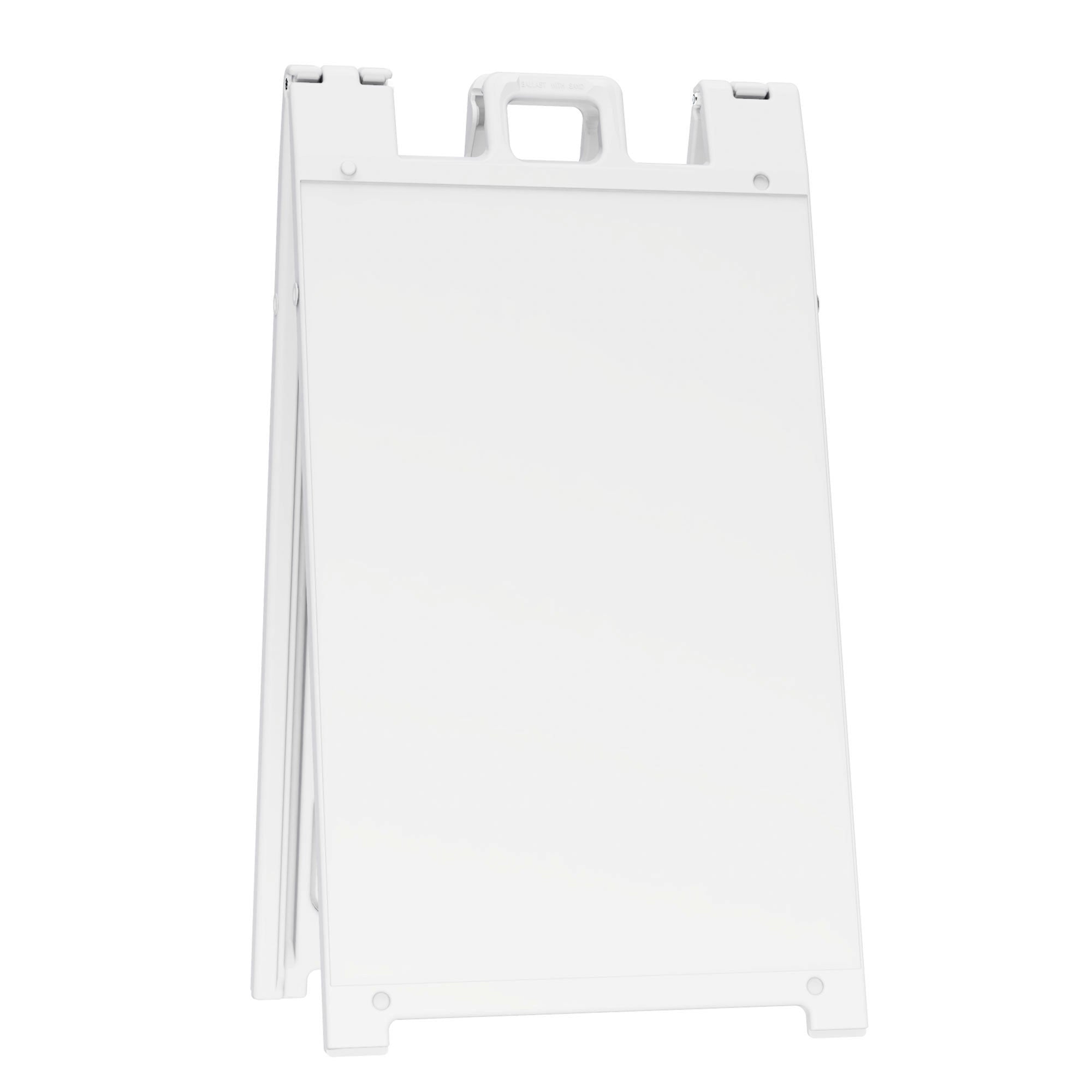 Plasticade Signicade Portable Folding Sidewalk Double Sided Sign Stand, (4 Pack)