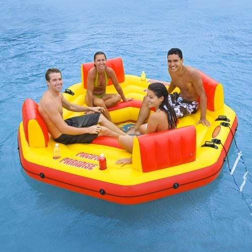 INTEX Pacific Paradise Lounge Island River Tube