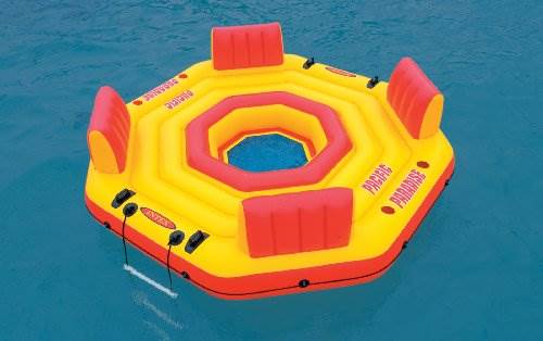 INTEX Pacific Paradise Lounge Island River Tube