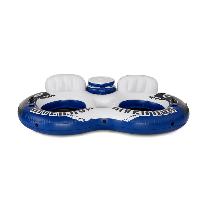 Intex River Run II 2 Person Float w/ Cooler & Repair Kit (Open Box) (18 Pack) - VMInnovations