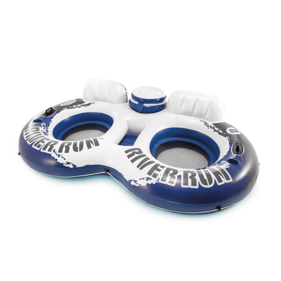 Intex River Run 2 Person Inflatable Tube Raft Float with Cooler (Open Box)