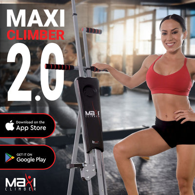MaxiClimber Vertical Resistance Climber & Exercise Cardio System (Open Box)