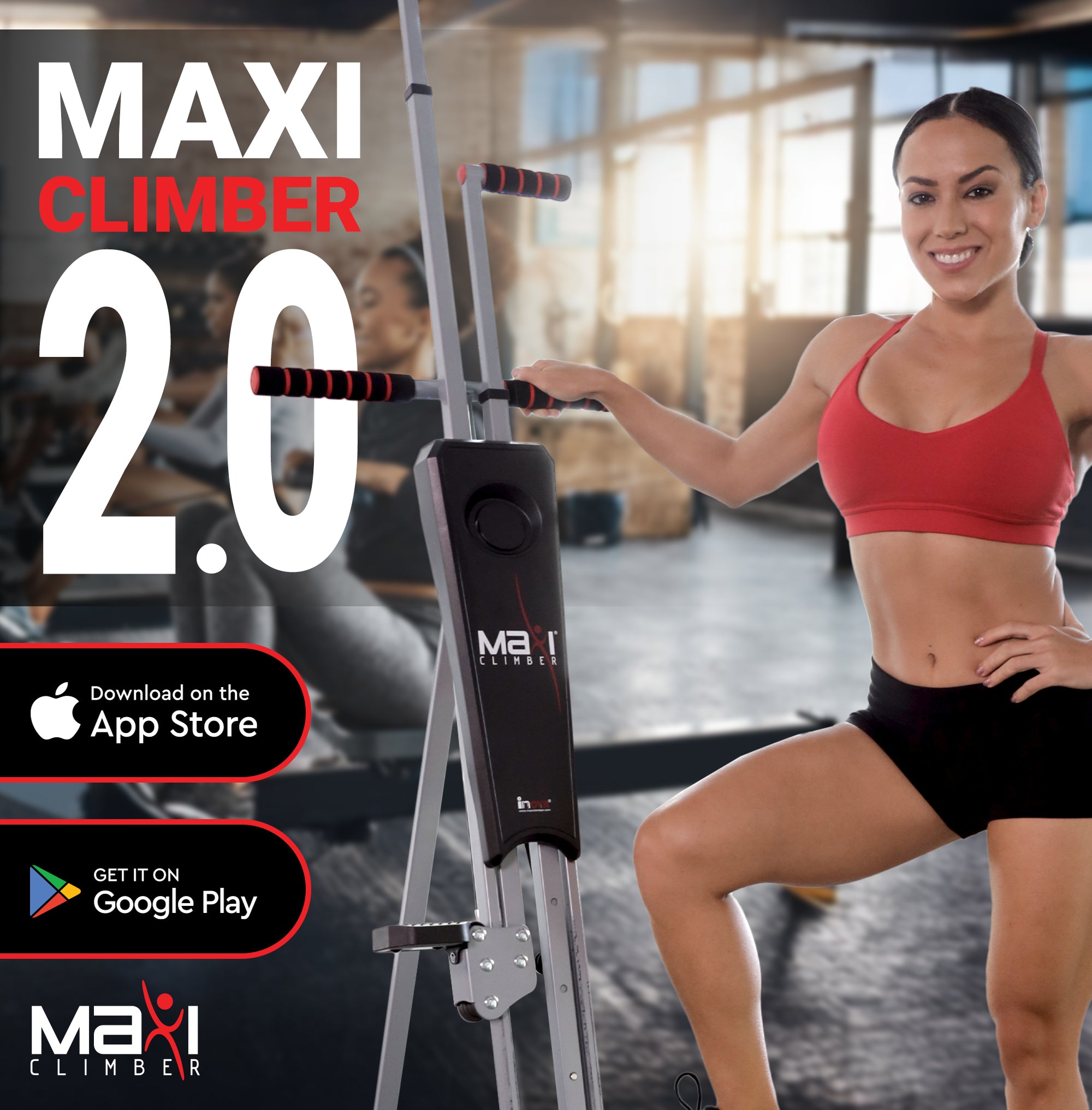 MaxiClimber Classic Vertical Climber & Exercise Cardio Workout System (Used)