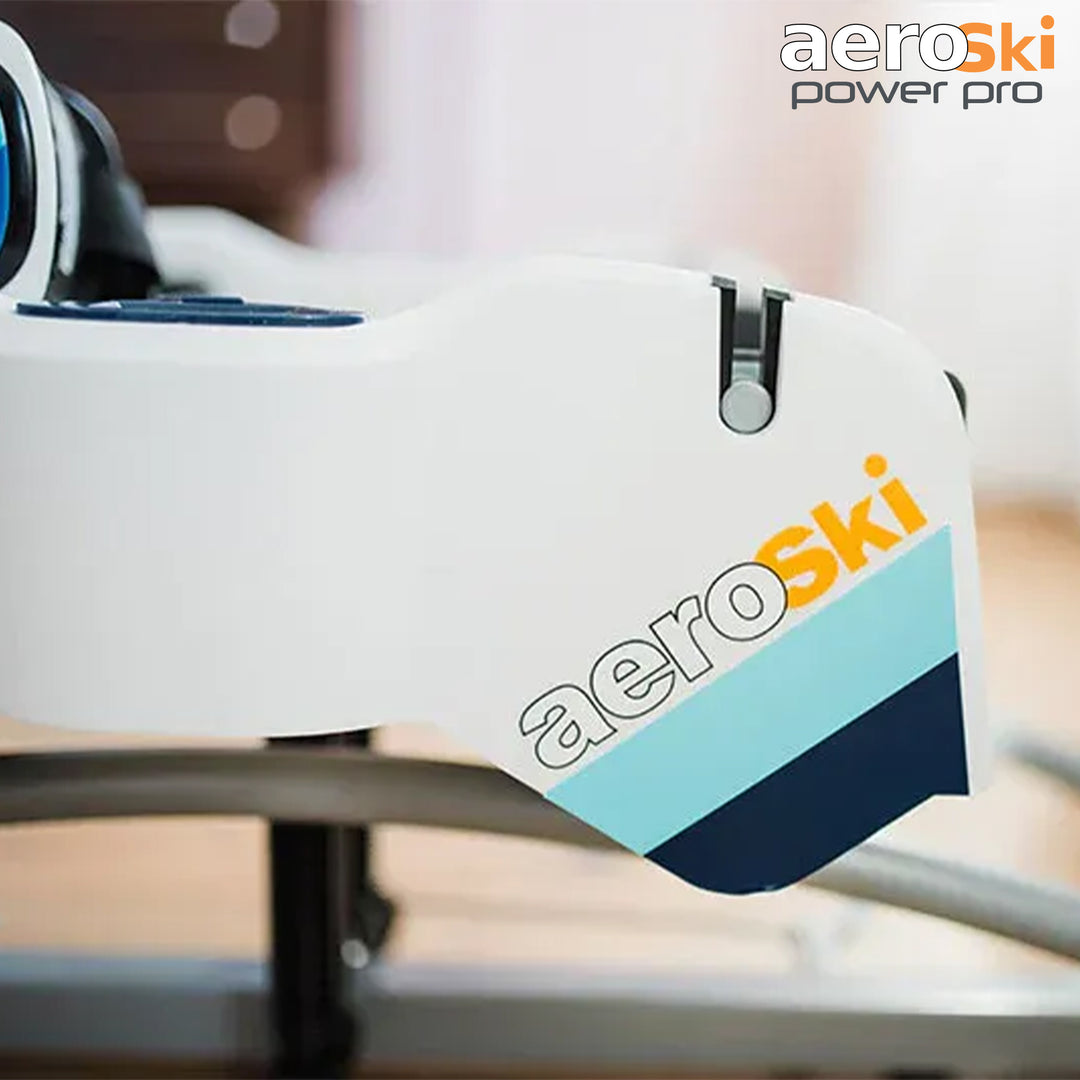 Aeroski 2.0 Ski Fitness Workout Machine with Recoil Spring Resistance, Gray