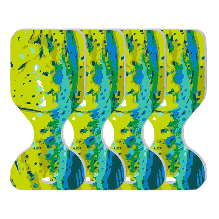 Vos Water Saddle Pool Floating Seat for Adults & Kids, Graphic Print (4 Pack)